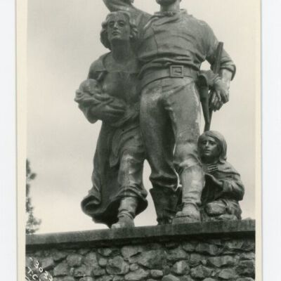 Bronze Figures Pioneer Donner Mt.