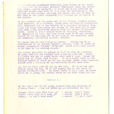 2004.14.122: Whitney Peeks newsletter, October 1959, pg. 6: Origformat: Artifact; Resolution: 150 dpi