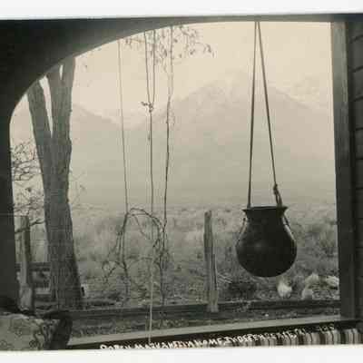 Porch, Mary Austin Home, Independence, Cal.