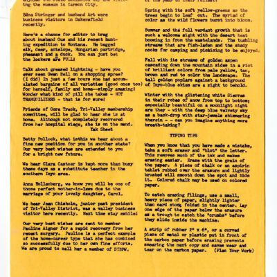 2004.14.123: Whitney Peeks newsletter, November 1959, pg. 3: Origformat: Artifact; Resolution: 150 dpi