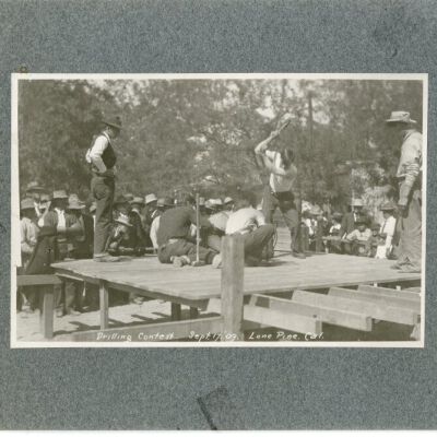 Drilling Contest, Sept. 17, '09, Lone Pine, Cal.