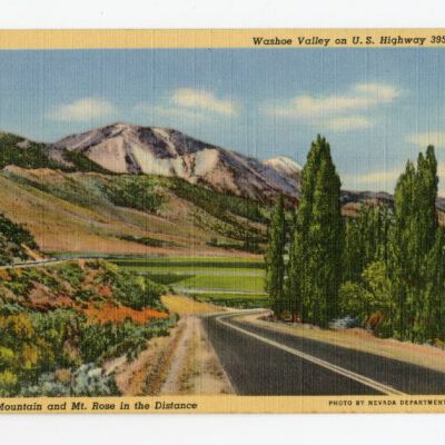 Washoe Valley on U.S. Highway 395, Nevada