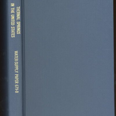 United States Department of the Interior, Geological Survey, Water-Supply Paper 679-B: Thermal Springs in the United States