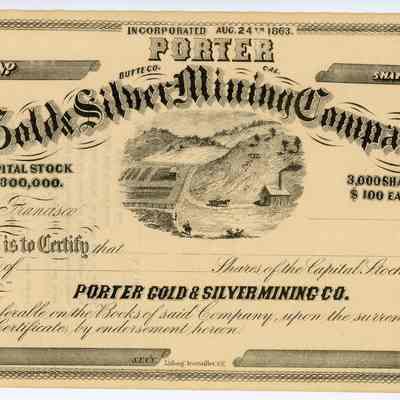 Certificate, Stock