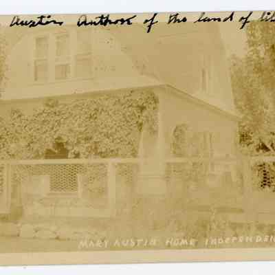 Mary Austin Home, Independence, Cal.