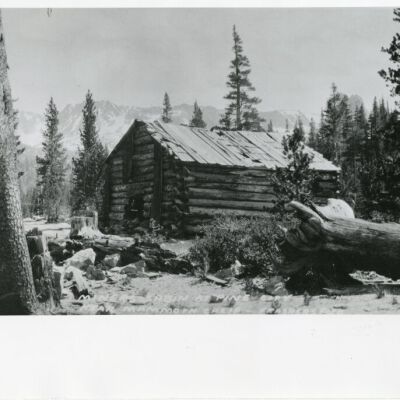 Miners Cabin at Pine City near Mammoth Calif