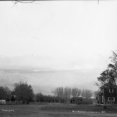White Mtns from Independence, CAL