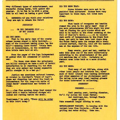 2004.14.119: Whitney Peeks newsletter, July 1959, pg. 3: Origformat: Artifact; Resolution: 150 dpi