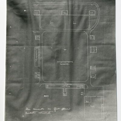 Ground Plan of of Camp Independence, California