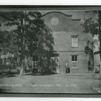 Inyo County Jail, Independence, Cal., 6-1910