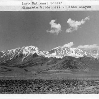 Inyo National Forest Minarets Wilderness - Gibbs Canyon