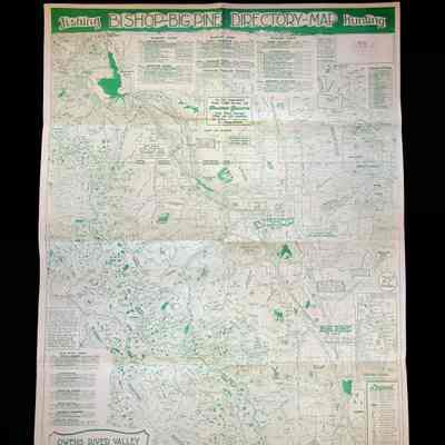 Bishop-Big Pine Directory-Map