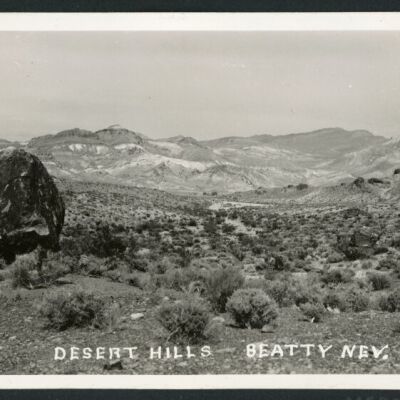 Desert hills, Beatty, Nevada