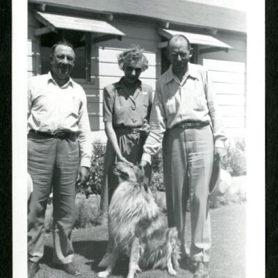 Manzanar staff housing, Robert Cozzens (Deputy Director), Mr. and Mrs. Ralph Merritt