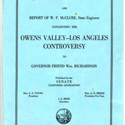 Owens Valley--Los Angeles Controversy
