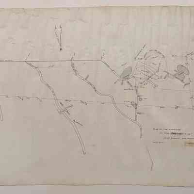 Plan of the Workings of the "Radcliff [Ratcliff] Mine," Inyo County, California