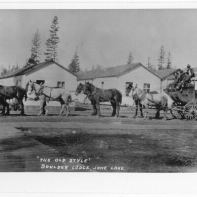 "The Old Style" Boulder Lodge, June Lake