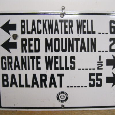Sign, Directional
