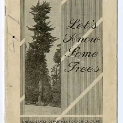 United States Department of Agriculture, Miscellaneous Circular No. 31: Let's Know Some Trees