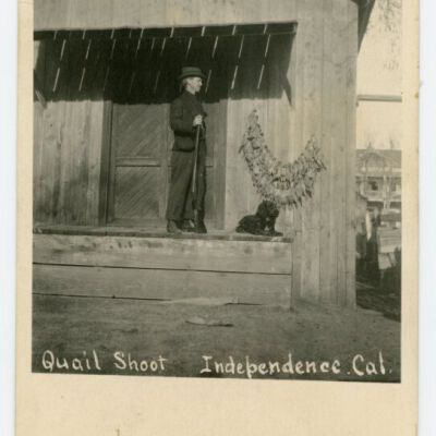 Quail Shoot, Independence, Cal.