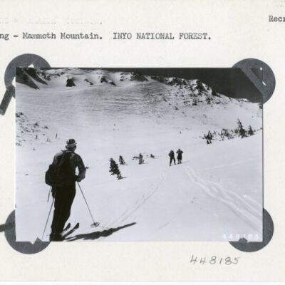 Skiing - Mammoth Mountain. INYO NATIONAL FOREST. Recreation