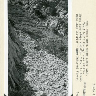 Rush Creek Trail Below Agnew Lake