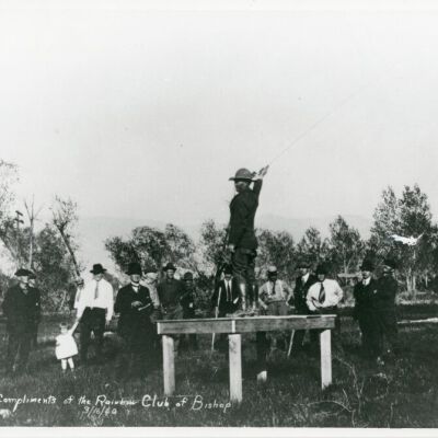 Compliments of the Rainbow Club of Bishop 3/16/40