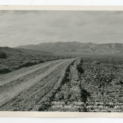 View of Eichbaum Toll Road Over Townsend Pass, Stove Pipe Wells, Death Valley, Calif.