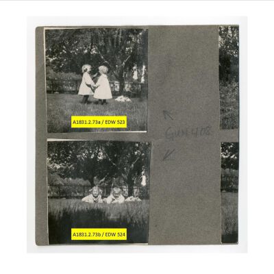 A1831.2.73d was located in the bottom right corner of this album page.