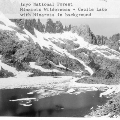 Cecile Lake with Minarets in background
