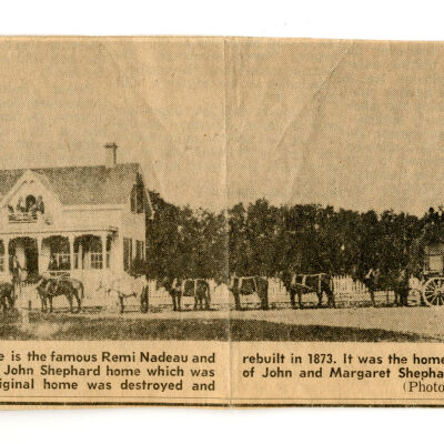 Newspaper clipping