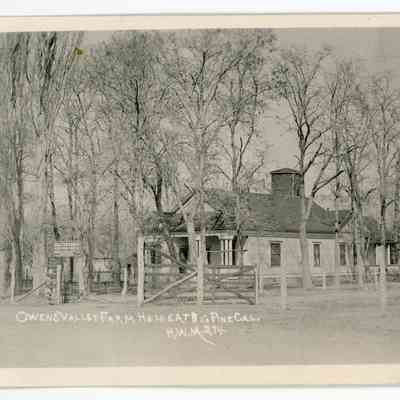 Owens Valley Farm Home at Big Pine Cal.
