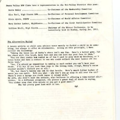 2004.14.141: Whitney Peeks Newsletter, April 28, 1962, pg. 3: Resolution: 150 dpi
