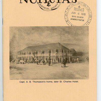 Noticias, Vol. XXIV, Nos. 1 and 2, Spring and Summer 1978: The Diary of Julius Wickes