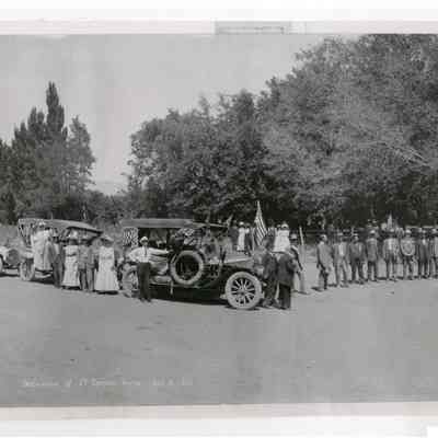 Dedication of El Camino Sierra, Aug. 31, 1910