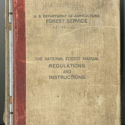 National Forest Manual: Regulations and Instructions