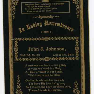 Memorial Card