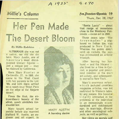 Newspaper clipping
