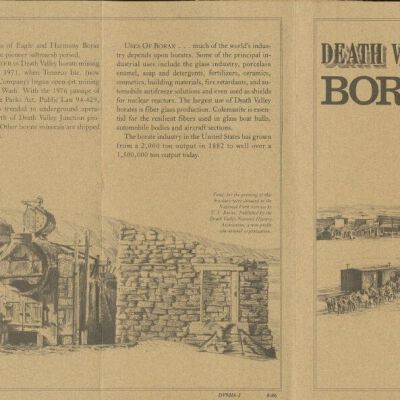Pamphlet: Death Valley Borox -  Front page and part of inside: Origformat: Book; Resolution: 600 dpi