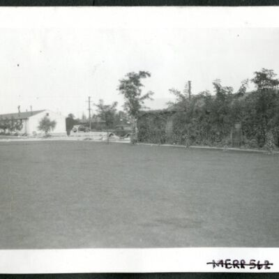 Photograph of Manzanar staff housing