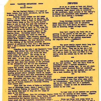 2004.14.121: Whitney Peeks newsletter, September 1959, pg. 3: Origformat: Artifact; Resolution: 150 dpi