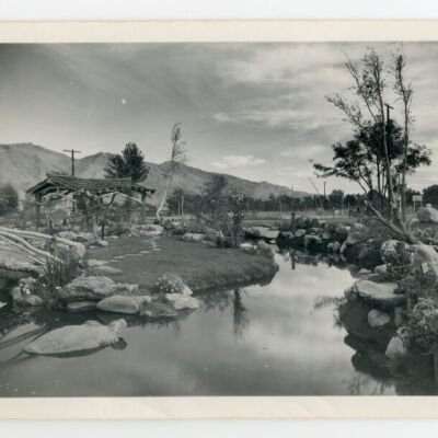 Pool in Pleasure Park, Manzanar Relocation Center, Calif.