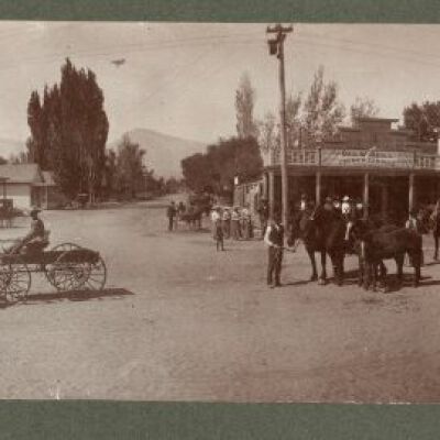 Street Scene, Bishop, 1900