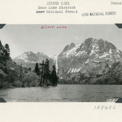 Silver Lake Mono Lake District Inyo National Forest