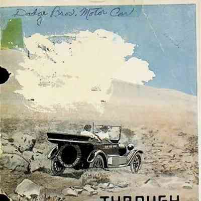 Through Death Valley in a Dodge Brothers Motor Car