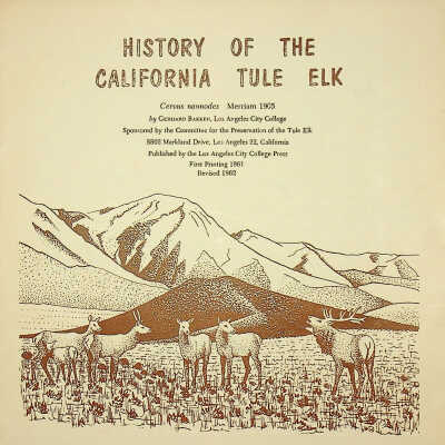 History of the California Tule Elk