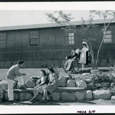 Nurse Aiko Hamaguchi, patient Tom Kano