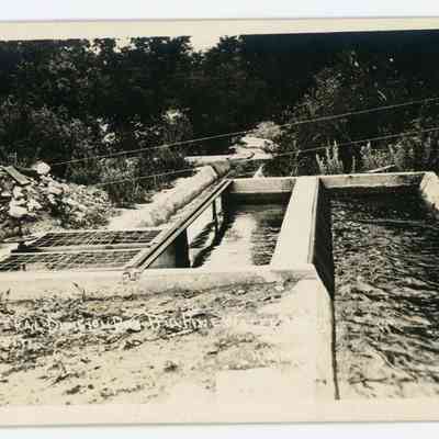 A Lateral Division Box, Big Pine Water Asso. Conduit