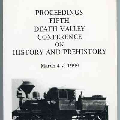 Proceedings Fifth Death Valley Conference on History and Prehistory