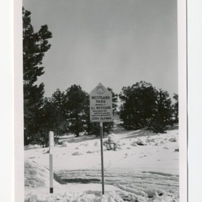 Historical Route Marker at Hangman's Tree Rte. 63 A,B Post Summit Westgard Pass